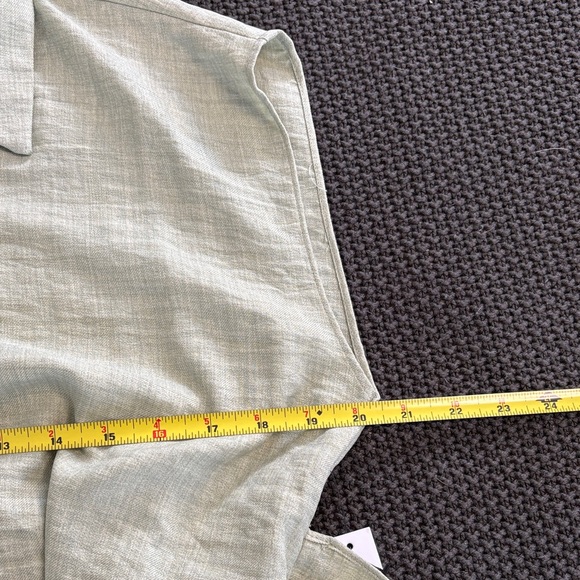 NWT Emma & Michele Green Women's Shirt Dress Size Medium - Picture 6 of 7